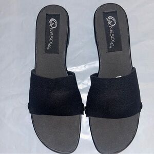 Onesole Women's Elegant Black Sandals